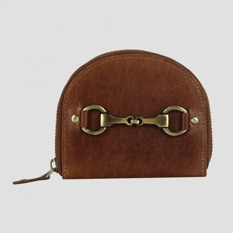 Grays Susan Snaffle Leather Coin Purse Tan